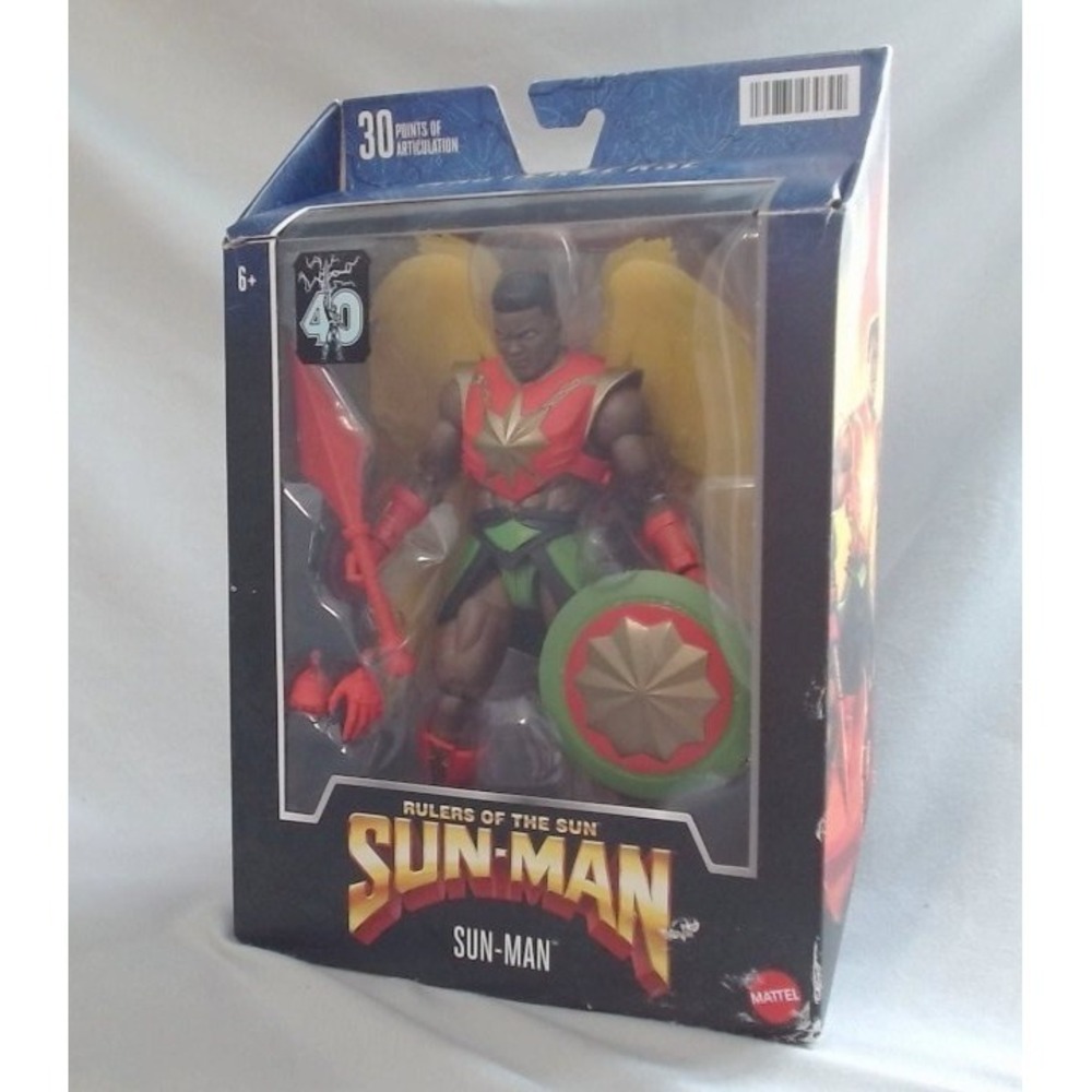 Mattel Sun-Man Rulers of the Sun 6" Action Figure 30 POA NIB He-Man MOTUβ